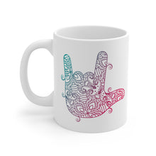 Charger l'image dans la galerie, Mug "I love you" en langue des signes 1