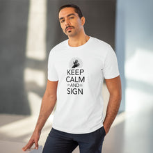 Charger l'image dans la galerie, T-shirt unisexe "Keep calm and sign" 1