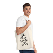 Charger l'image dans la galerie, Tote Bag "Keep calm and sign"