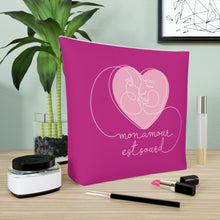 Charger l'image dans la galerie, Sac à cosmétiques "Mon amour est sourd" Rose