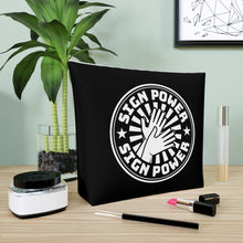 Charger l'image dans la galerie, Sac à cosmétiques "Sign Power" Noir