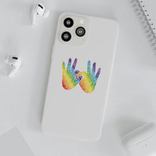 Charger l'image dans la galerie, Coque de téléphone transparente "Solidarité" en langue des signes