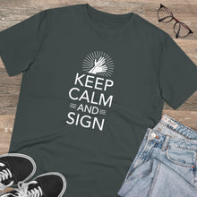 Charger l'image dans la galerie, T-shirt unisexe "Keep calm and sign" 1