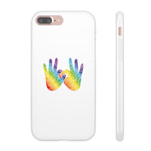 Charger l'image dans la galerie, Coque de téléphone transparente "Solidarité" en langue des signes