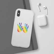 Charger l'image dans la galerie, Coque de téléphone transparente "Solidarité" en langue des signes