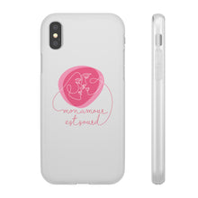 Charger l'image dans la galerie, Coque de téléphone transparente "Mon amour est sourd"