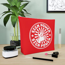 Charger l'image dans la galerie, Sac à cosmétiques "Sign Power" Rouge