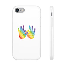 Charger l'image dans la galerie, Coque de téléphone transparente "Solidarité" en langue des signes