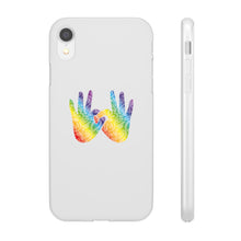 Charger l'image dans la galerie, Coque de téléphone transparente "Solidarité" en langue des signes