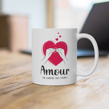 Charger l'image dans la galerie, Mug "Amour" en langue des signes