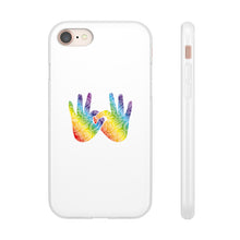 Charger l'image dans la galerie, Coque de téléphone transparente "Solidarité" en langue des signes