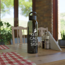 Charger l'image dans la galerie, Bouteille d'eau en tritan "Keep calm and sign" 2