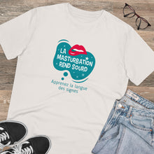 Charger l'image dans la galerie, T-shirt unisexe - "La masturbation rend sourd" 1