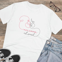 Charger l'image dans la galerie, T-shirt unisexe - "Mon amour est sourd" 3