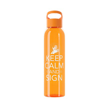 Charger l'image dans la galerie, Bouteille d'eau en tritan "Keep calm and sign" 2