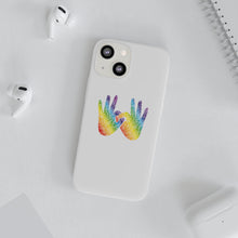 Charger l'image dans la galerie, Coque de téléphone transparente "Solidarité" en langue des signes