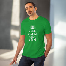Charger l'image dans la galerie, T-shirt unisexe "Keep calm and sign" 1