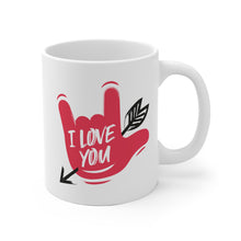 Charger l'image dans la galerie, Mug "I love you" en langue des signes 2