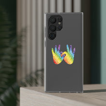 Charger l'image dans la galerie, Coque de téléphone transparente "Solidarité" en langue des signes