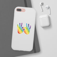 Charger l'image dans la galerie, Coque de téléphone transparente "Solidarité" en langue des signes