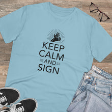 Charger l'image dans la galerie, T-shirt unisexe "Keep calm and sign" 1