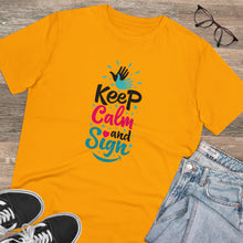 Charger l'image dans la galerie, T-shirt unisexe "Keep calm and sign" 2