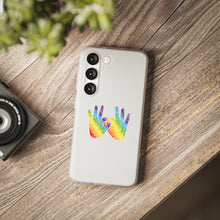 Charger l'image dans la galerie, Coque de téléphone transparente "Solidarité" en langue des signes