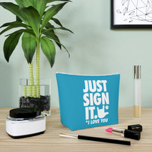 Charger l'image dans la galerie, Sac à cosmétiques "Just Sign it."