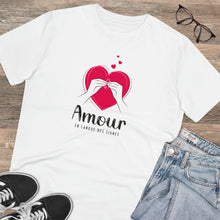 Charger l'image dans la galerie, T-shirt unisexe "Amour en langue des signes"