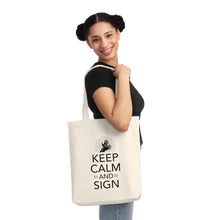 Charger l'image dans la galerie, Tote Bag "Keep calm and sign"