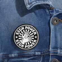 Charger l'image dans la galerie, Pin's noir "Sign Power" 2 (10 pièces)