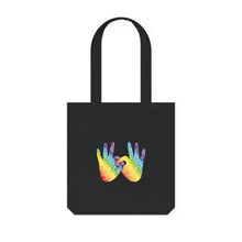 Charger l'image dans la galerie, Tote Bag "Solidarité" en langue des signes