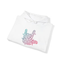 Charger l'image dans la galerie, Sweat à capuche unisexe "I love you" en langue des signes