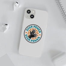 Charger l'image dans la galerie, Coque de téléphone transparente "Sign Power"