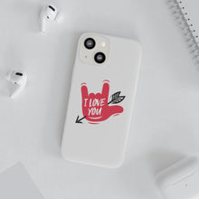 Charger l'image dans la galerie, Coque de téléphone transparente "I love you" en langue des signes 2