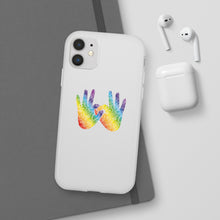 Charger l'image dans la galerie, Coque de téléphone transparente "Solidarité" en langue des signes