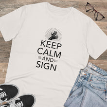 Charger l'image dans la galerie, T-shirt unisexe "Keep calm and sign" 1