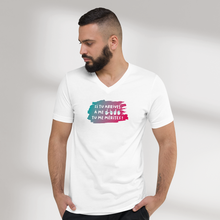 Charger l'image dans la galerie, T-shirt unisexe col V "Si tu arrives à me lire, tu me mérites !"
