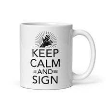 Charger l'image dans la galerie, Mug "keep Calm and Sign"