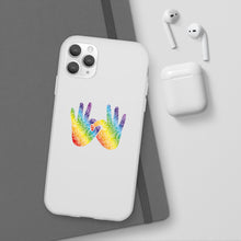 Charger l&#39;image dans la galerie, Coque de téléphone transparente &quot;Solidarité&quot; en langue des signes
