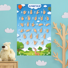 Charger l'image dans la galerie, Affiche 2 - Alphabet en LSF pour enfants (Campagne)
