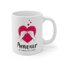 Charger l'image dans la galerie, Mug "Amour" en langue des signes
