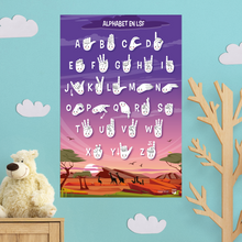 Charger l&#39;image dans la galerie, Affiche 2 - Alphabet en LSF pour enfants (Safari)
