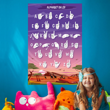 Charger l&#39;image dans la galerie, Affiche 2 - Alphabet en LSF pour enfants (Safari)
