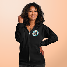 Charger l'image dans la galerie, Sweat à capuche unisexe à fermeture éclair "Deaf Power"
