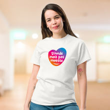 Charger l'image dans la galerie, T-shirt unisexe "Sourde mais pas muette"
